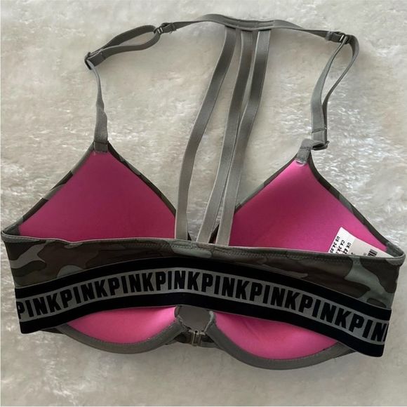 Pink Victoria’s Secret Bra Open Front Clasp Bra - Picture 2 of 3